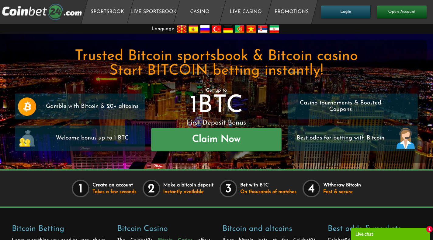 Vulcan vip bitcoin casino
