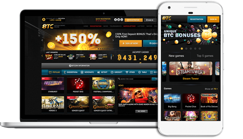 Online bitcoin casino offers no deposit