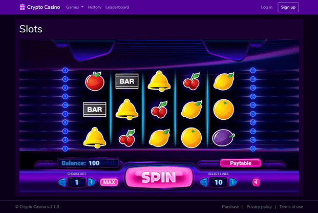 Slot machine digital casino